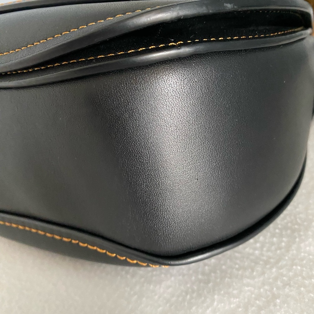 Coach 1941 Saddle Bag with contrasting stitching & matching 1941 Turnlock Wallet - Picture 7 of 16